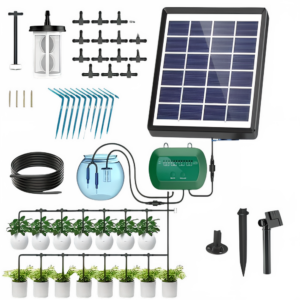 Outdoor Solar-Powered Automated Watering System