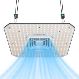 VIVOSUN AeroLight A100, Tunable Spectrum, LED Grow Light 100W w/Integrated Circulation Fan, Compatible with App, Used with Growhub Controller E42A/E25 to Achieve More Functions